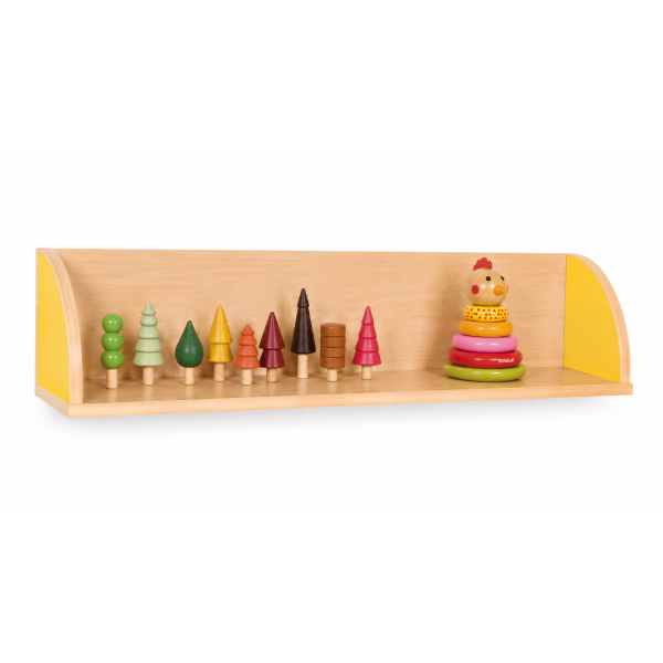 Balda laterales quesitos 119 cm Haya Amarillo
