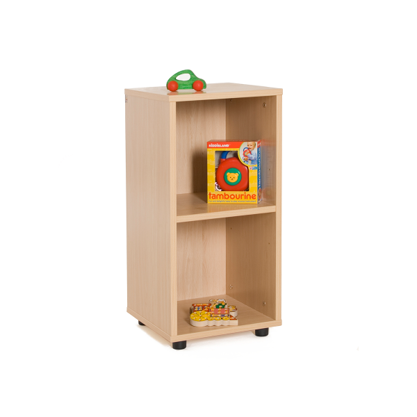 Mueble bajo abierto 2 estantes Haya