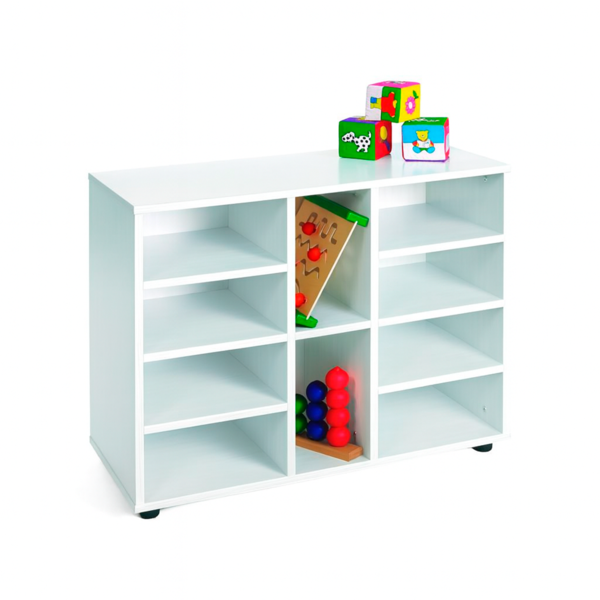 Mueble bajo 10 casillas Blanco