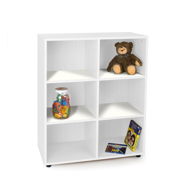 Mueble interm. con 6 casillas Blanco