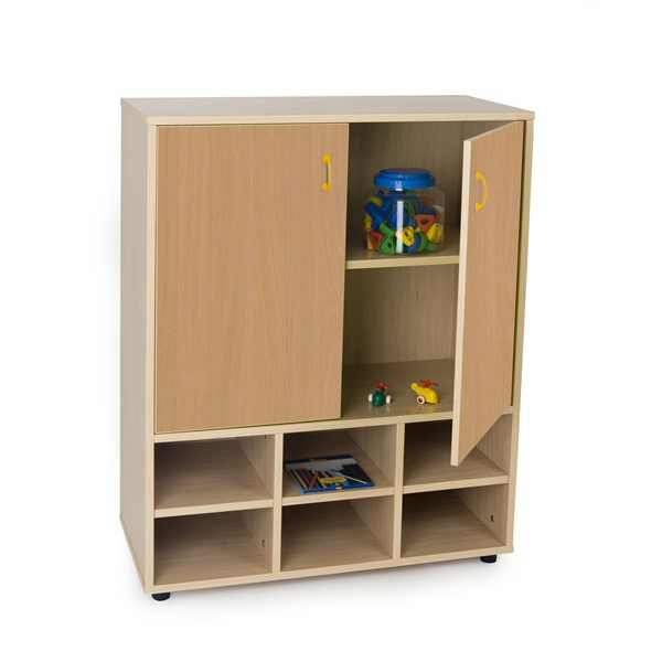 Mueble intermedio casillero y armario Haya ptas. Haya