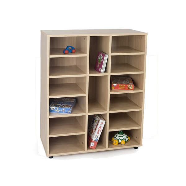 Mueble interm. con 15 casillas Haya