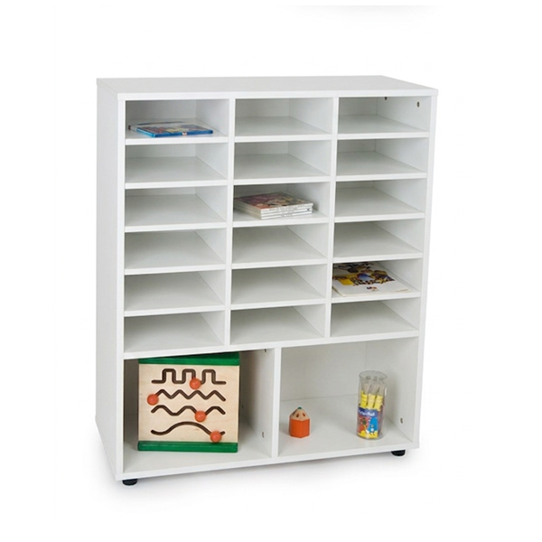 Mueble interm. 2 casillas y casillero Blanco