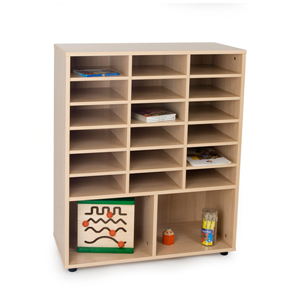 Mueble interm. 2 casillas y casillero Haya