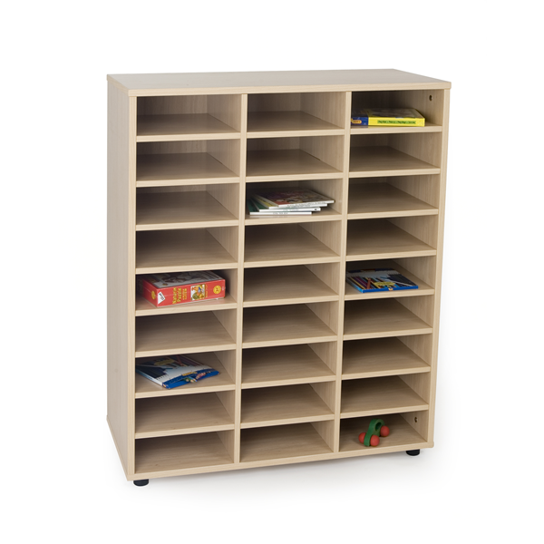 Mueble interm. con 27 casillas Haya