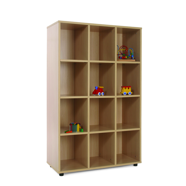 Mueble medio con 12 casillas Haya