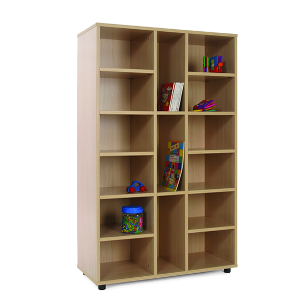 Mueble medio con 15 casillas Haya