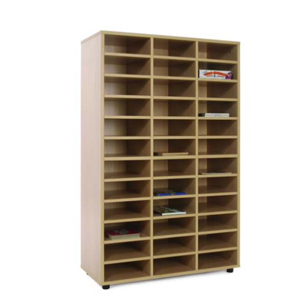 Mueble medio con 36 casillas Haya