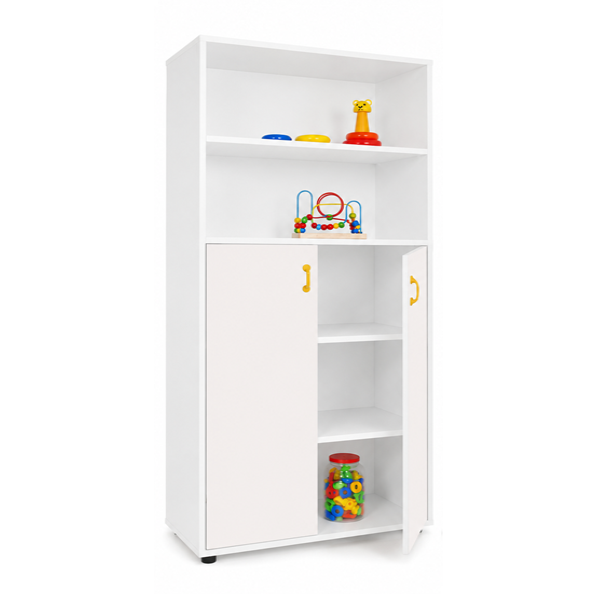 Mueble alto armario y estantería Blanco ptas. Blancas
