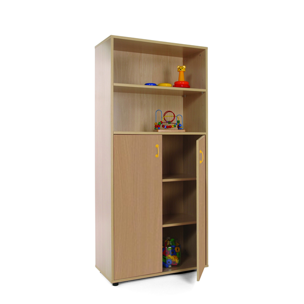 Mueble alto armario y estantería Haya ptas. Haya
