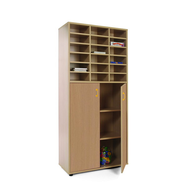 Mueble alto armario y casillero Haya ptas. Haya