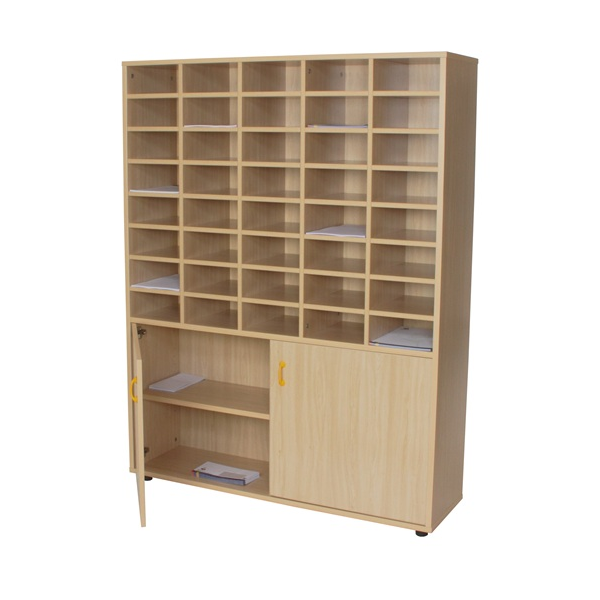 Mueble organizador profesor 121x158x34 cm Haya Blanco Haya