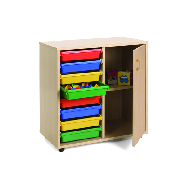 Mueble bajo cubetero armario Haya puerta Haya