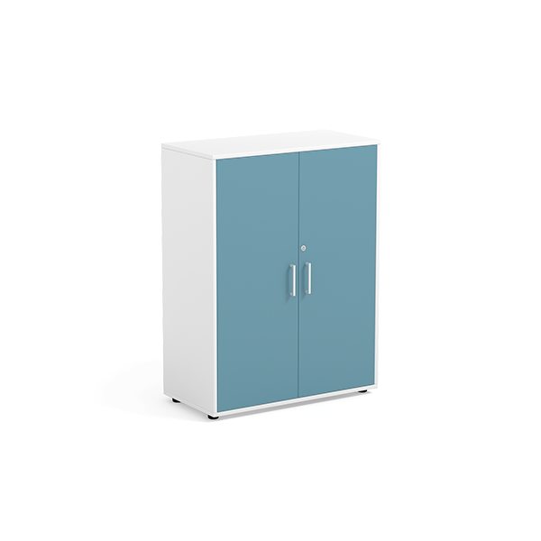 Armario Emmy H120. 3 esp. ptas. Azul Navy