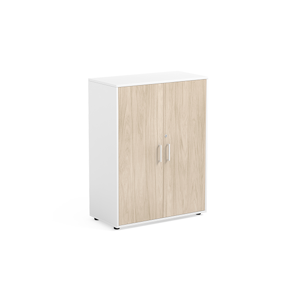 Armario Emmy H120. 3 esp. ptas. Madera