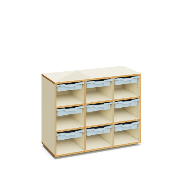 Armario Merit con 9 cubetas pequeñas Light Blue