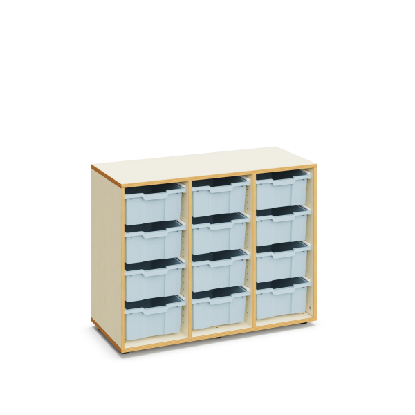 Armario Grace con 12 cubetas grandes Light Blue