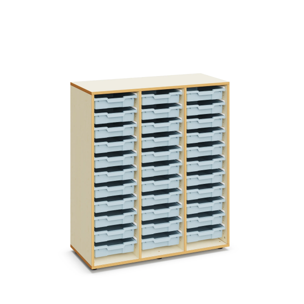Armario Sophie con 33 cubetas pequeñas Light Blue