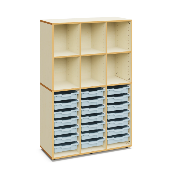 Armario Alice con 21 cubetas pequeñas Light Blue