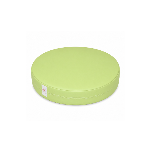 Cojín redondo Ø30x5 cm alt. Verde Baby Pistacho