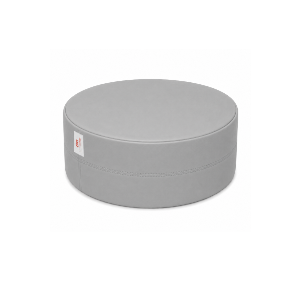 Cojín redondo Ø30x15 cm altura Gris
