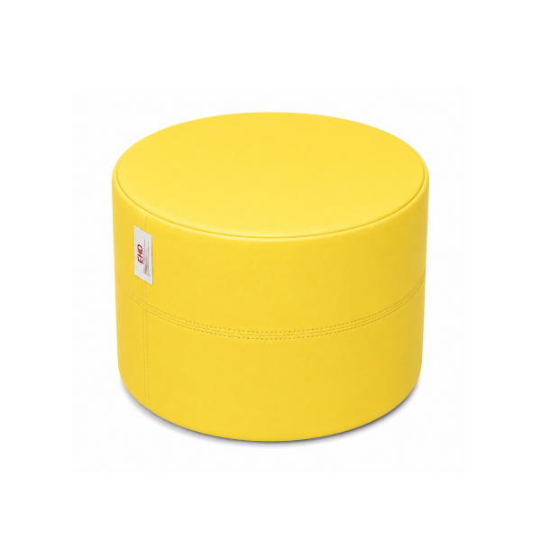 Cojín redondo Ø30x25 cm altura Amarillo