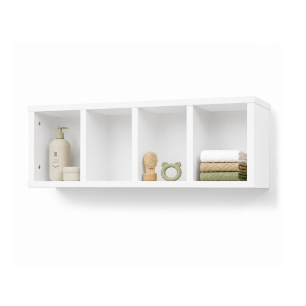 Casillero 4 casillas 80x30x28 cm Blanco