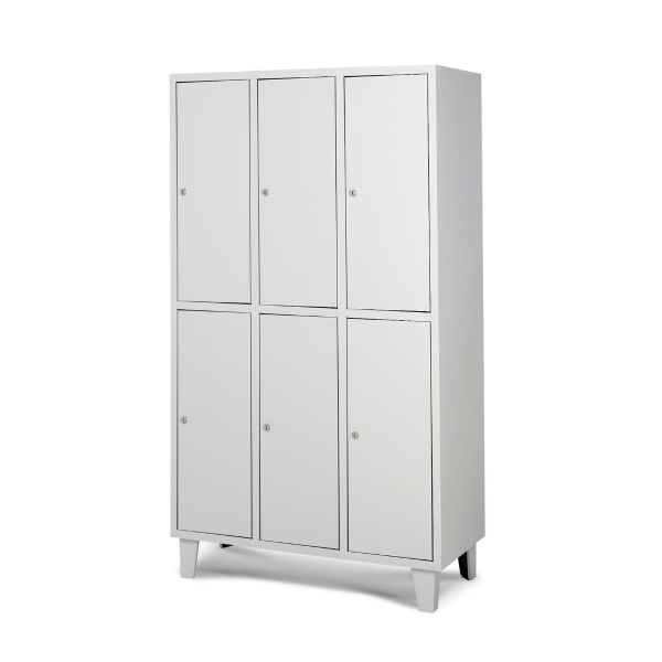 Taquilla 3 columnas 6 ptas. 40 cm 120x178x46 cm