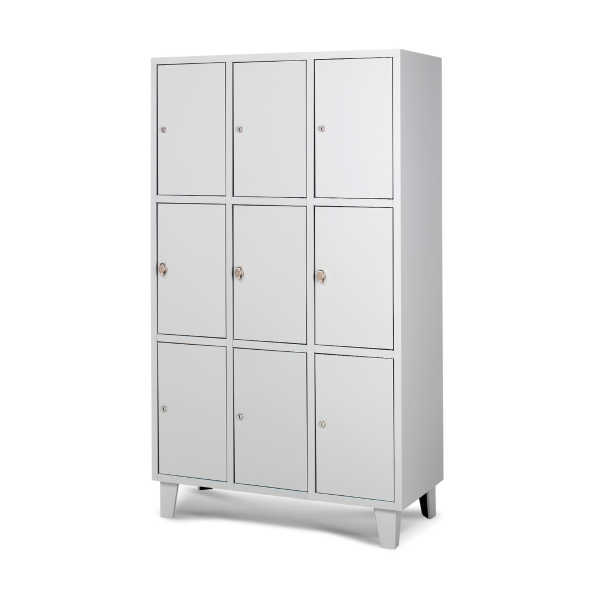 Taquilla 3 columnas 9 ptas. 40 cm 120x178x46 cm
