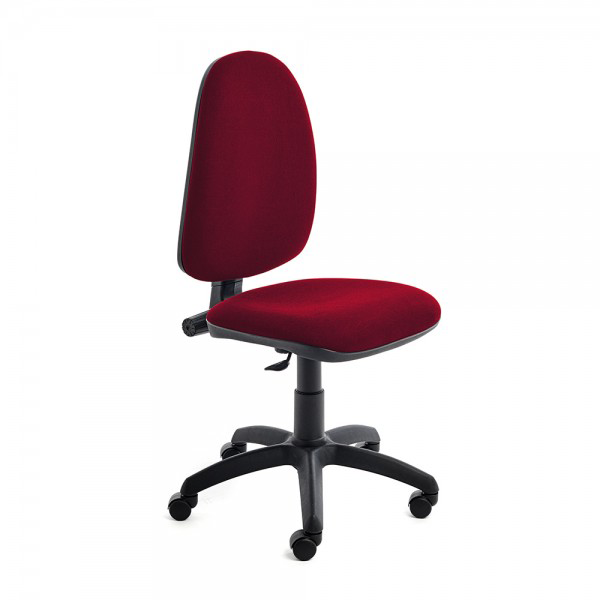 Silla operativa RD-930 sin brazos Burdeos