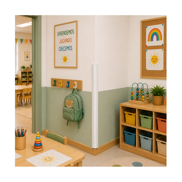Cantonera 4 cm PVC flexible 100 cm Blanca