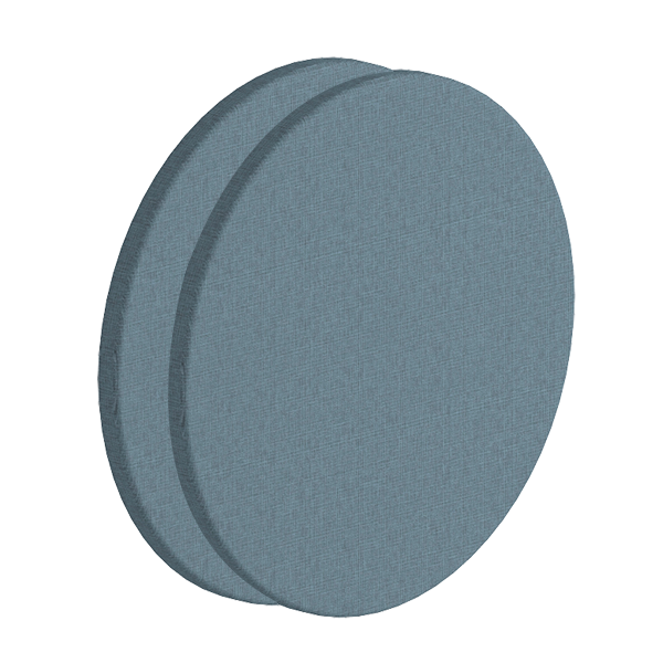 Panel acúst. Rene circular 900 mm. Azul marino. 2 u.