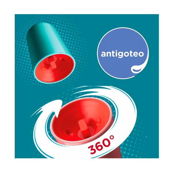 Vaso con asas 360° 200 ml Rojo