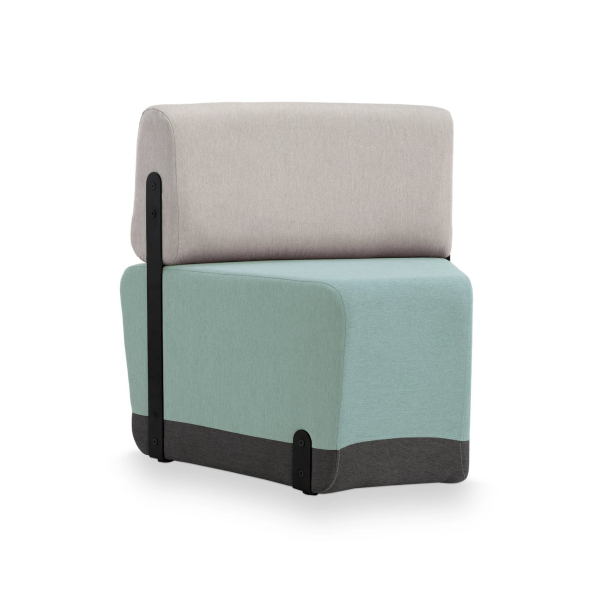 Sofá Kalin Curved Complete Sage Mint