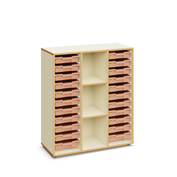 Armario Blair 22 cubetas pequeñas Light Terracota