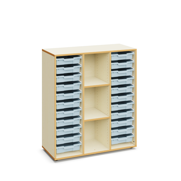 Armario Blair 22 cubetas pequeñas Light Blue