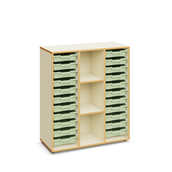 Armario Blair 22 cubetas pequeñas Light Green