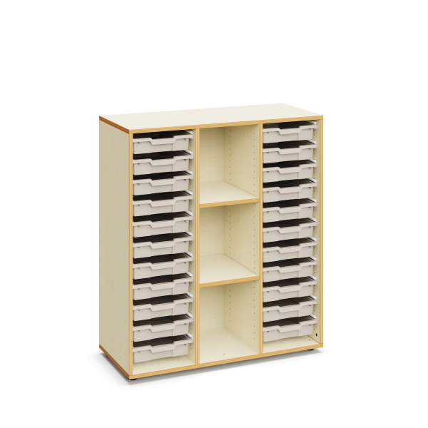 Armario Blair 22 cubetas pequeñas Warm Grey