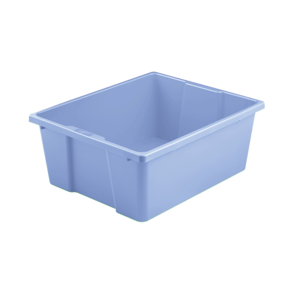 Cubeta grande serie Beech Azul pastel