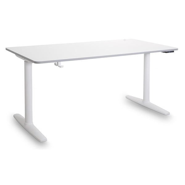 Mesa Tona elevable eléctrica 120x60 Blanco