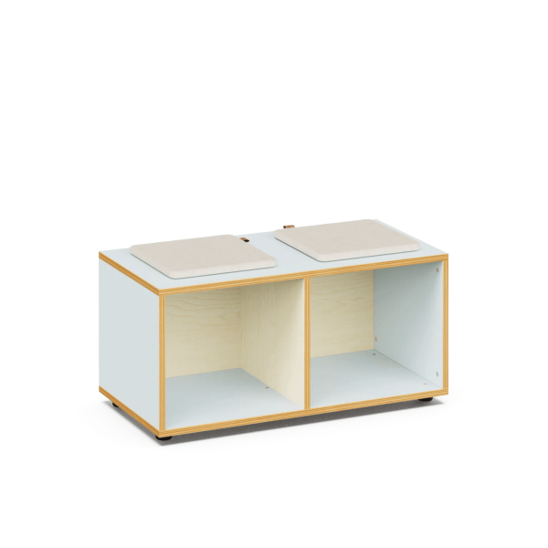 Banco escolar almacenaje Bunky Light Blue