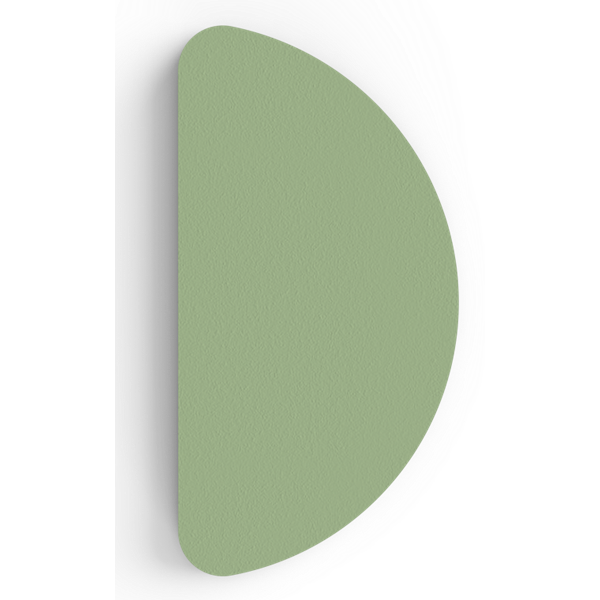 Panel acústico Velvet semicircular 8 u. Mint Green