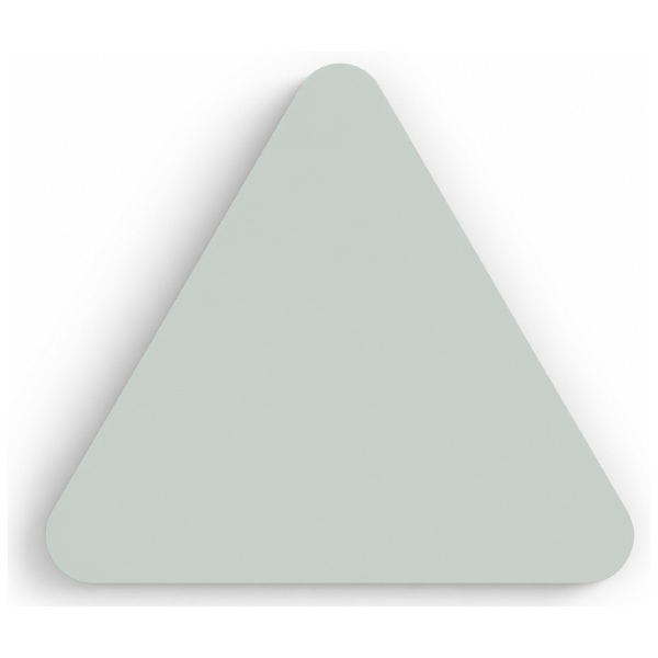 Panel acústico Velvet triangular 8 u. Raw Finish