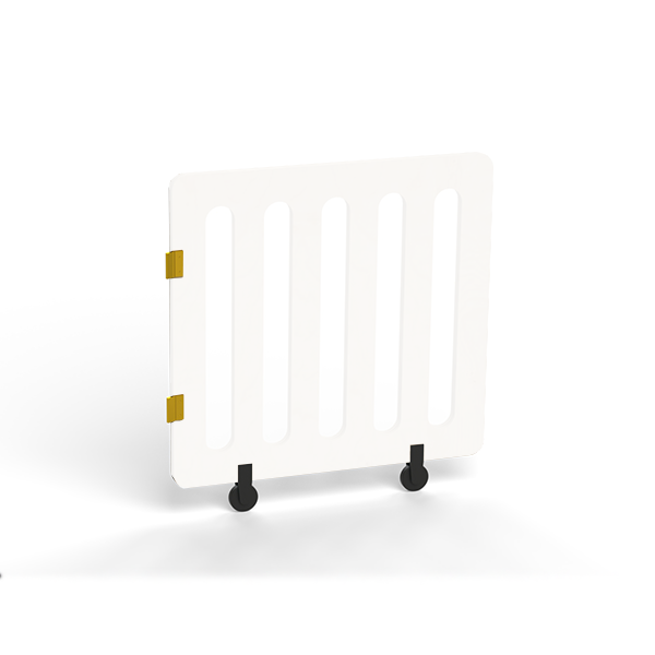 Puerta valla 90x3x87 cm Blanco