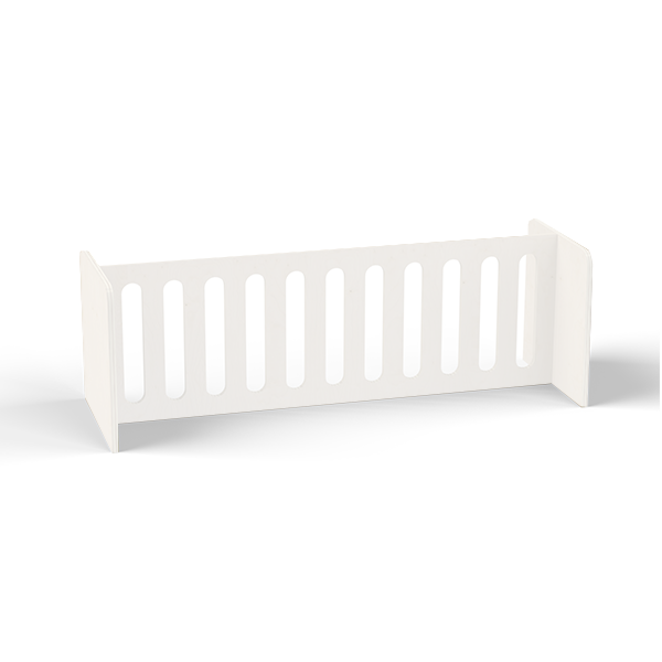 Valla móvil lactante 150x50x50 cm MDF Blanco