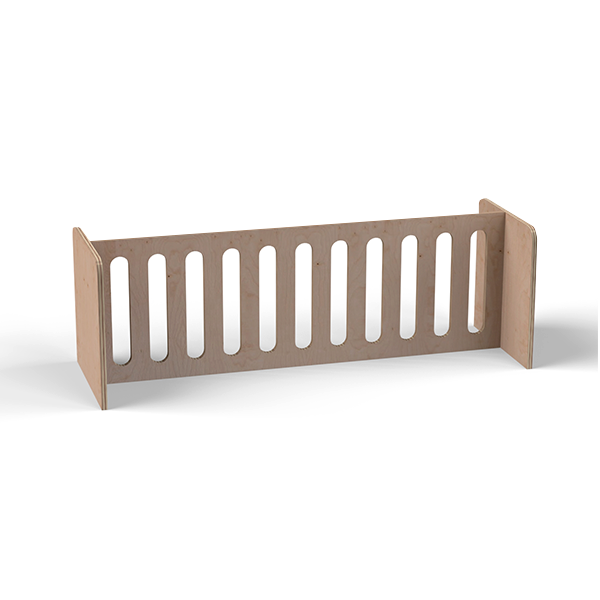 Valla móvil lactante 150x50x50 cm MDF Haya