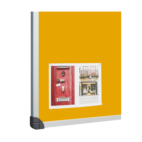 Tablero corcho tapizado 760 100x175 cm Naranja