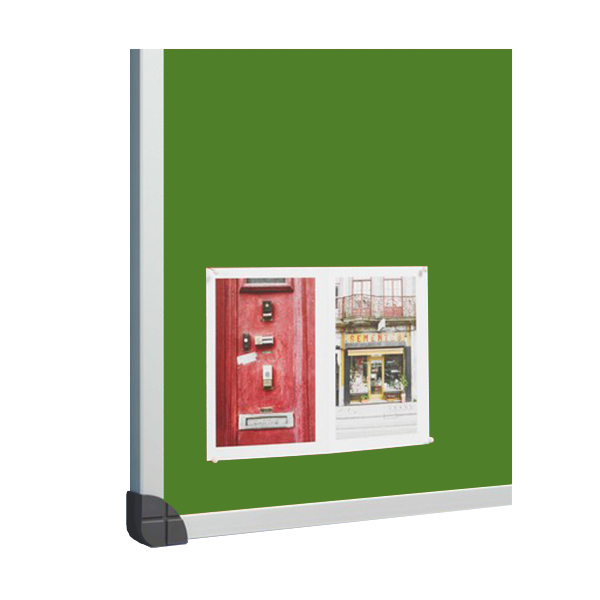Tablero corcho tapizado 760 100x175 cm Verde osc.