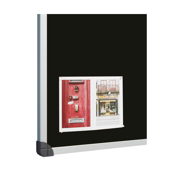 Tablero corcho tapizado 760 100x175 cm Negro