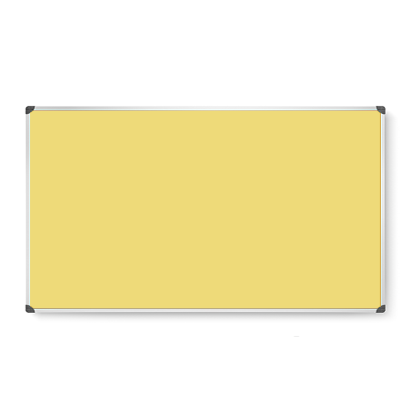 Tablero corcho tapizado 760 100x200 cm Amarillo